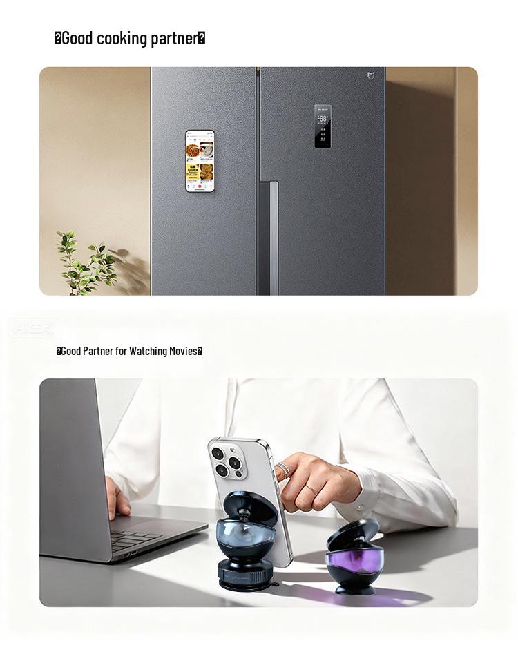 Universeller magnetischer Autohalter mit Saugnapf für das Armaturenbrett