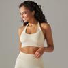 European and American Seamless Halter Neck Sports Bra for Women - Yoga & Running Tank Top