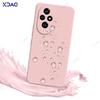 Mobile Phone Case for Honor 200 Pro Honor200 200Pro 5G 360 Soft Luxury Square Liquid Silicone Back Cover Waterproof Bag