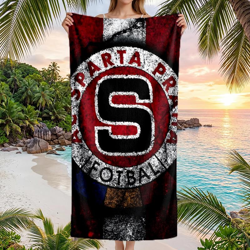 Ac Sparta Praha Fashion Beach Towel: Ideal for Summer Adventures Soft, absorbent and quick drying suitable for swimming and bathing