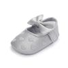 Girl Baby Princess Shoes Preschool Children's Anti slip Flat Bottom Soft Sole Cotton Baby Bed Shoes Cute Bow Baby Walking Shoes