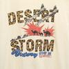 90s Old USA made DESERT STORM CAMEL PRINT Short sleeve T-shirt Men's Used