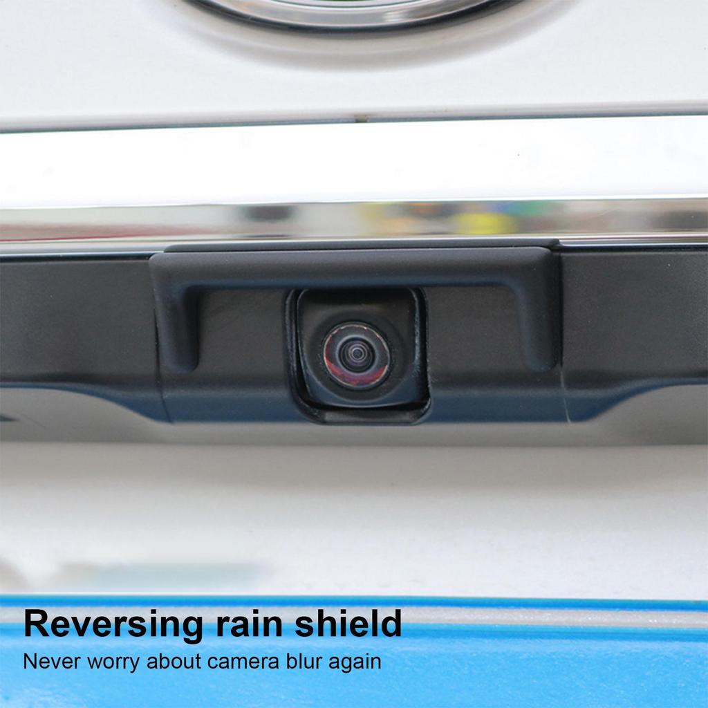 Car Rear Reverse Camera Cover Automobile Rear Reverse Camera Anti Rain Cover Accurate Rainshield Rain Protection Strong Adhesive