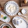 Japanese Style Ceramic Plate Retro Restaurant Dessert Salad Bowls Delicious Dishes Dining Plates Exquisite Home Tableware