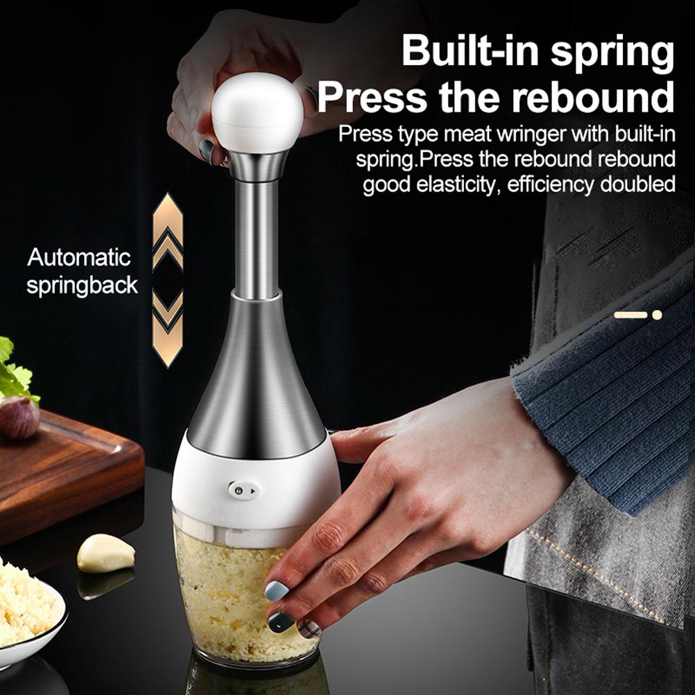 Manual Garlic Press Multi Function Garlic Mincer Garlic Crusher Safe and Easy to Clean Kitchen Tools