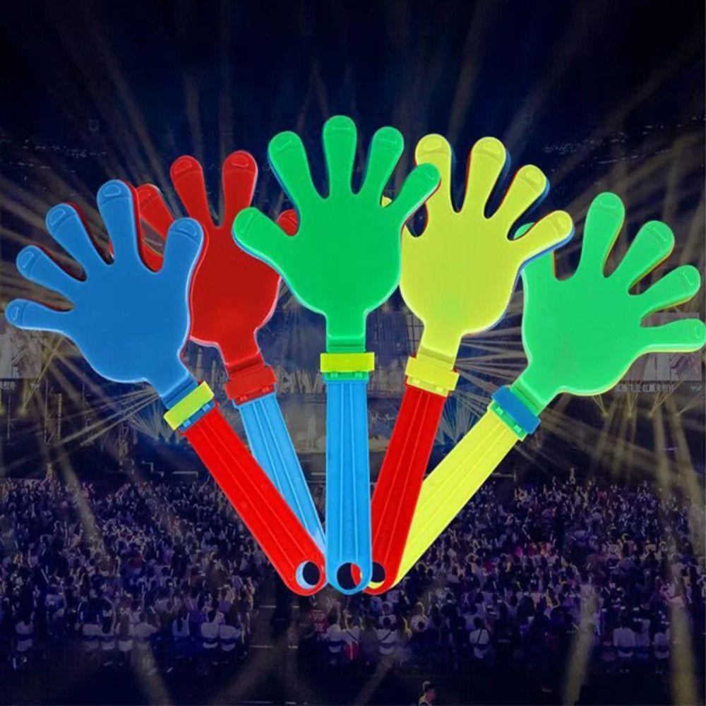 10PCS Cheer Up Hand Clappers Random Color Clapping Toy Cheering Props Clapping Noise Maker  Concerts