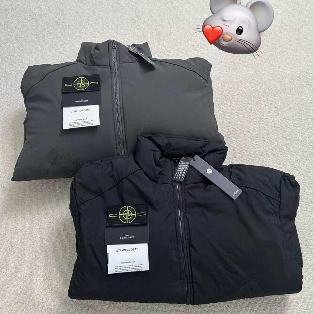 2025 Hongkonský štýl Hrubá bavlnená bunda - Unisex Tmavosivá Zimná vrchná bunda