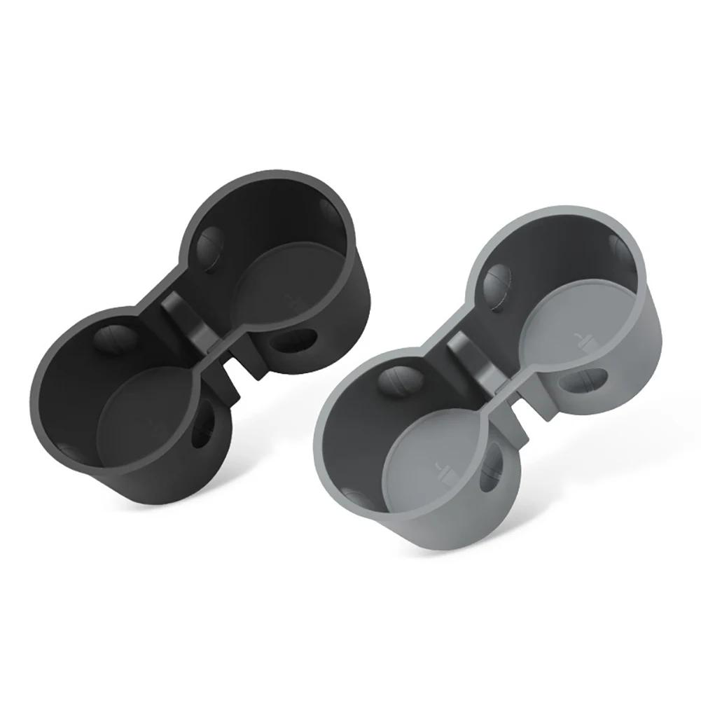 Car Console TPE Water Cup Holder Insert with Car Key Card Slot For Tesla Model Y 2021 2022 2023 2024 Model 3 2017-0223