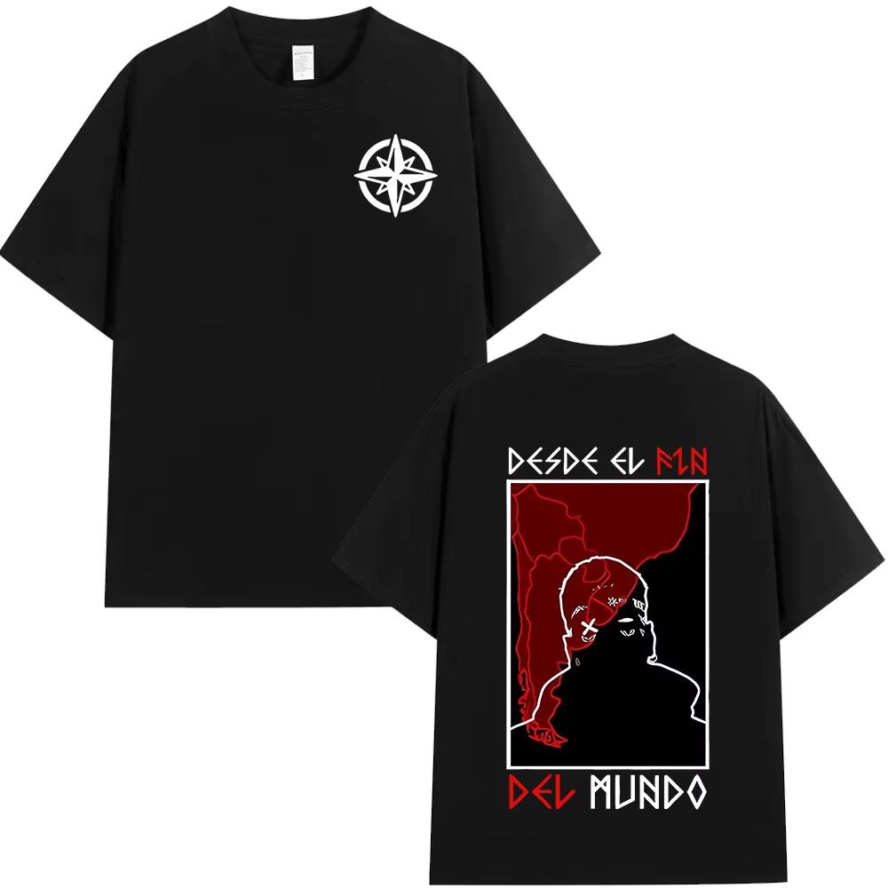 Rapper Duki ADA Tour Merch T-shirt Men's Women Clothing Cotton Cozy Oversized T-shirts Hip Hop Short Daily Wear Cool Top