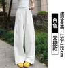 Women's High Waist Cargo Pants Wide Leg Pants Loose Fit Japanese Casual Solid Nylon Quick Dry Three Length Sports Trousers
