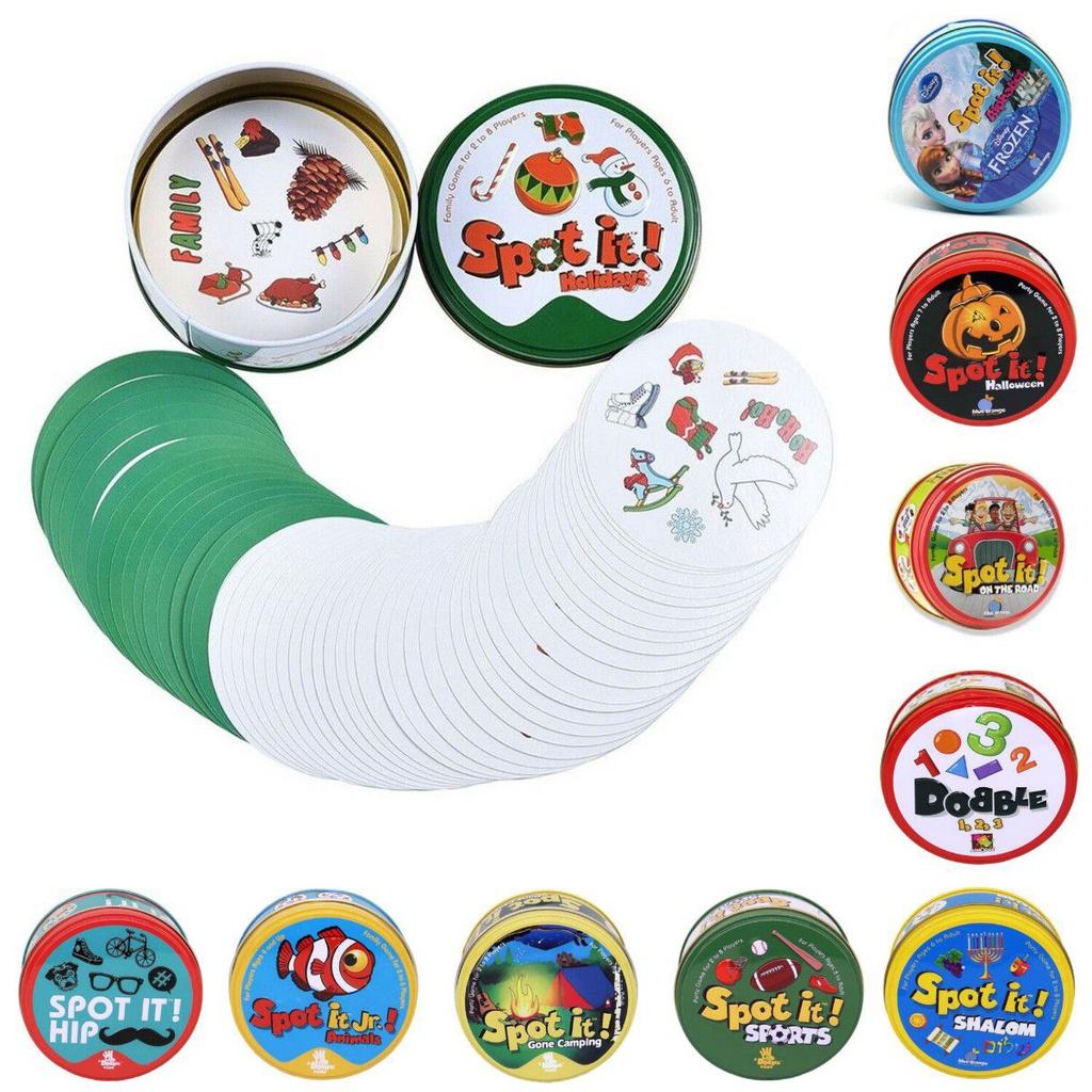 Dobble Spot It Game Cards For Addictive Family Fun And Quick Visual Challenges