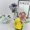 New 30CM Peony Silk Flowers Gifts DIY Artificial Peony Bouquet 7 Heads Fake Flower Table Decor