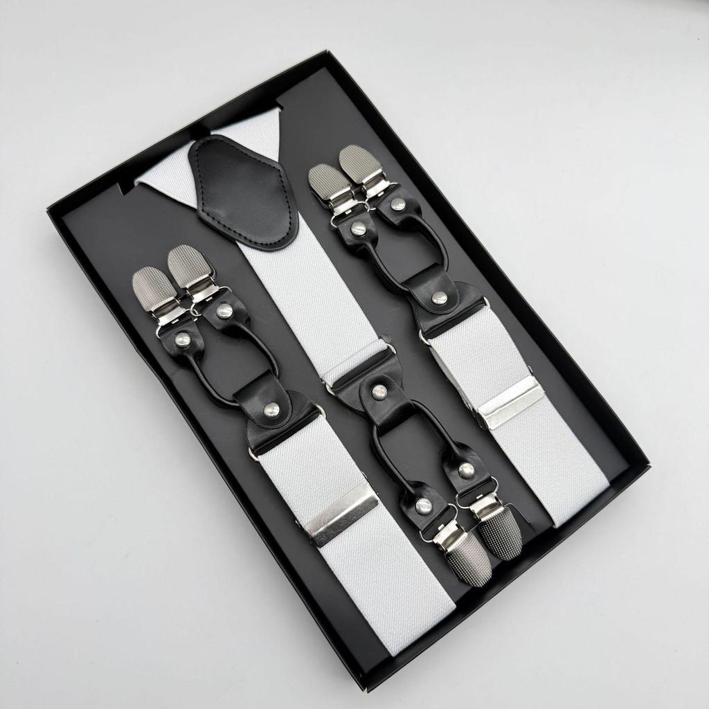 Gentleman Suspenders - 3.5cm6 Clip Men's Suspenders
