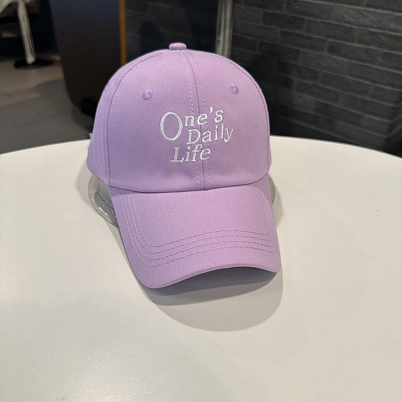 Tide embroidery baseball cap travel casual cap men and women spring and summer new sun hat