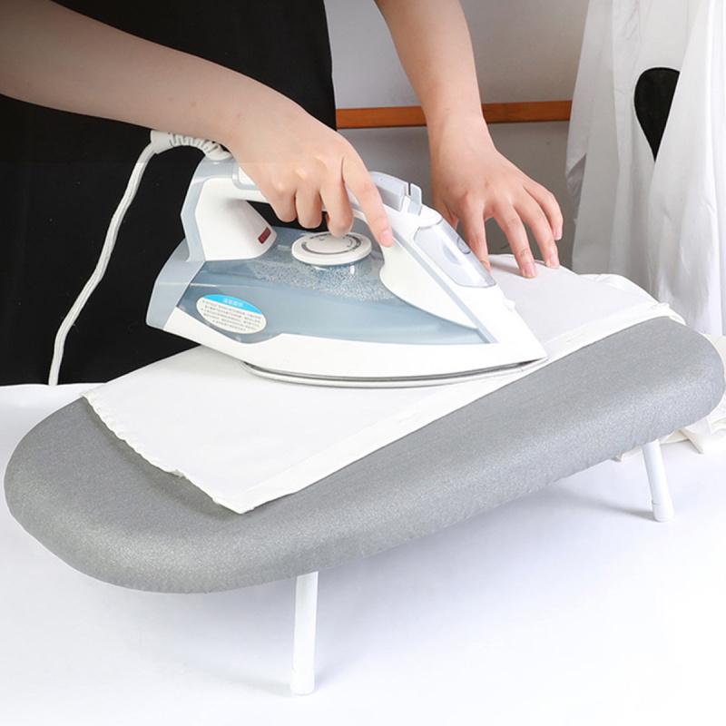 Adjustable Mini Portable Home Desktop Ironing Board High Temperature Resistant Multifunctional Iron for Dormitory Use