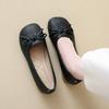 2025 Autumn New Imitation Weaving Comfortable Versatile Mother Shoes Lazy One Pedal Casual Doudou Shoes Shallow Single Shoes
