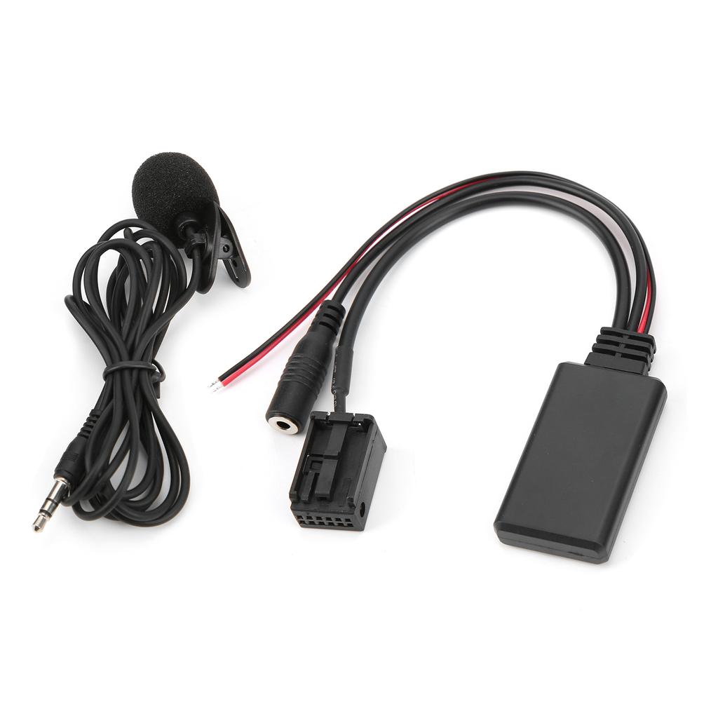 Bluetooth 5.0 AUX Cable Adapter with Microphone Replacement for Z4 E85 X3 E83 E39 E60 E61 E63 E64