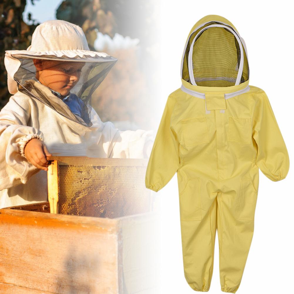 Kids Beekeeping Suit Children Protective Full Body Anti Bee Stings Clothing