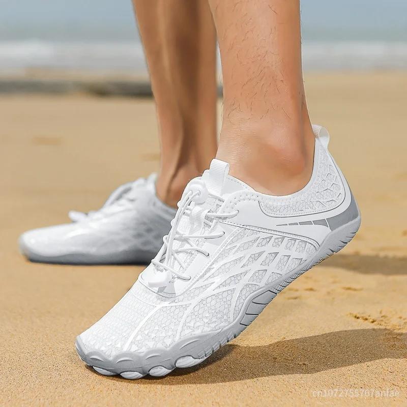 2025 popular fashion five finger river tracing shoes, anti slip breathable swimming shoes, multifunctional yoga shoes