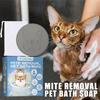 YEGBONG Haustier Anti-Milben Badeseife für Katzen und Hunde, Reinigend, Desinfizierend, Anti-Milben, Deodorierende Badeprodukte (Inklusive Schaumstoffnetz) 1 Satz