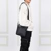 COACH Houston Cow Leather Shoulder Bag, Crossbody Bag Small Men's Black 4009-QBBK