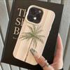 Gestreiftes Kokospalmenmuster Handyhülle Für iPhone 17 Pro Max 16 15 14 Plus 13 12 11 Pro Max 16E 17 Air X XR XS Max Weiche Hülle