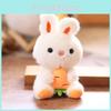 Cute Bunny Plush Toy Keychain With Pp Cotton Filling For Kids And Teens