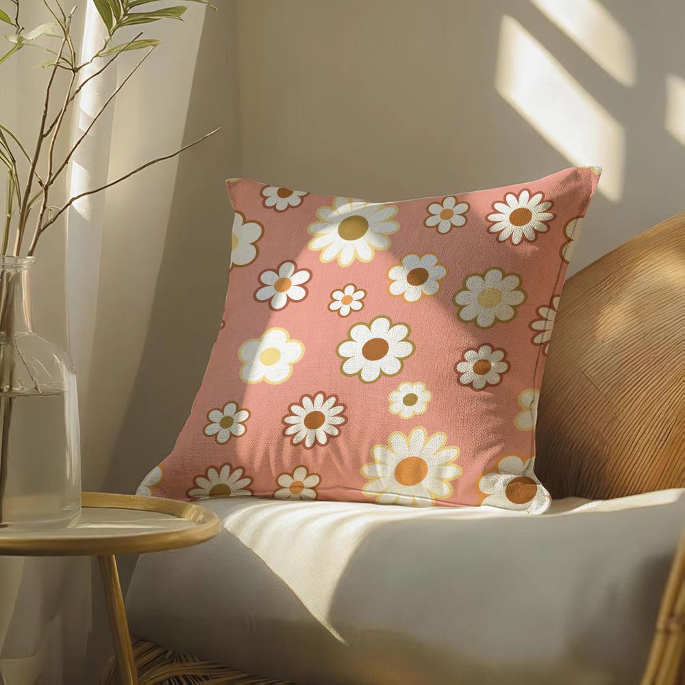 Springandsummerfloral Pillow Case Pillowcase, Double-Sided Printed, Sofa Cushion, Bedroom Headboard