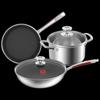 Kobach 3-teiliges Kochgeschirr-Set aus 304 Edelstahl
