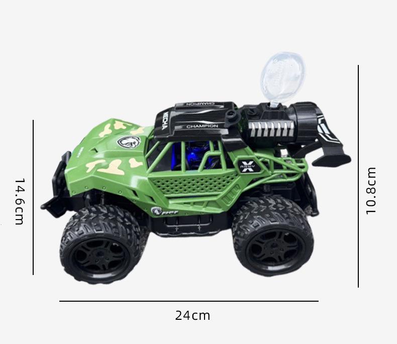 1:16 Children's Camouflage Remote Control Climbing Car with Lights and Battery Pack - Electric Off-road Toy