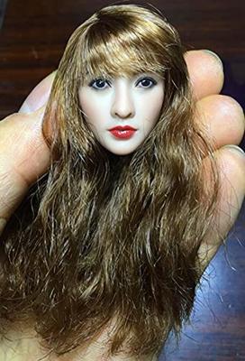 Scale Female College Student Style Asian Beauty Female Head C for Action Figures and Clothes Not [TOYBARJAPAN] 1/6 (body Included)