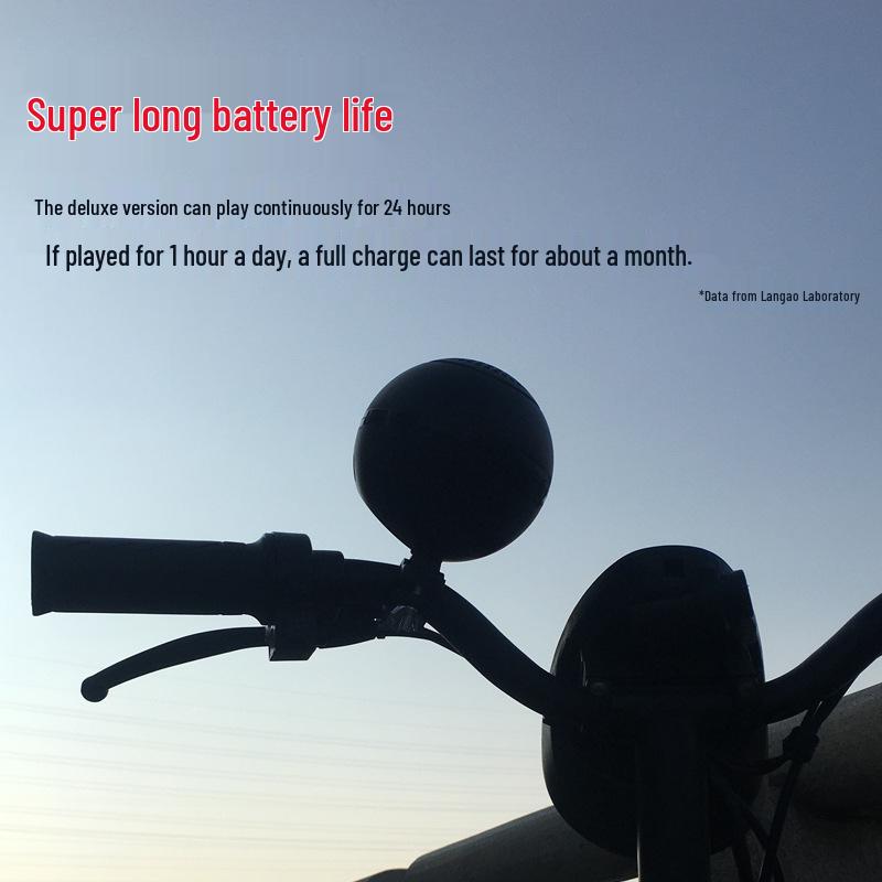High Volume Wireless Bluetooth Mini Speaker for Bikes and Motorcycles