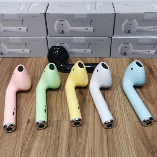 Wireless Bluetooth-compatible 5.0 Large Solid Color Earphone Shape Speaker Music Player
