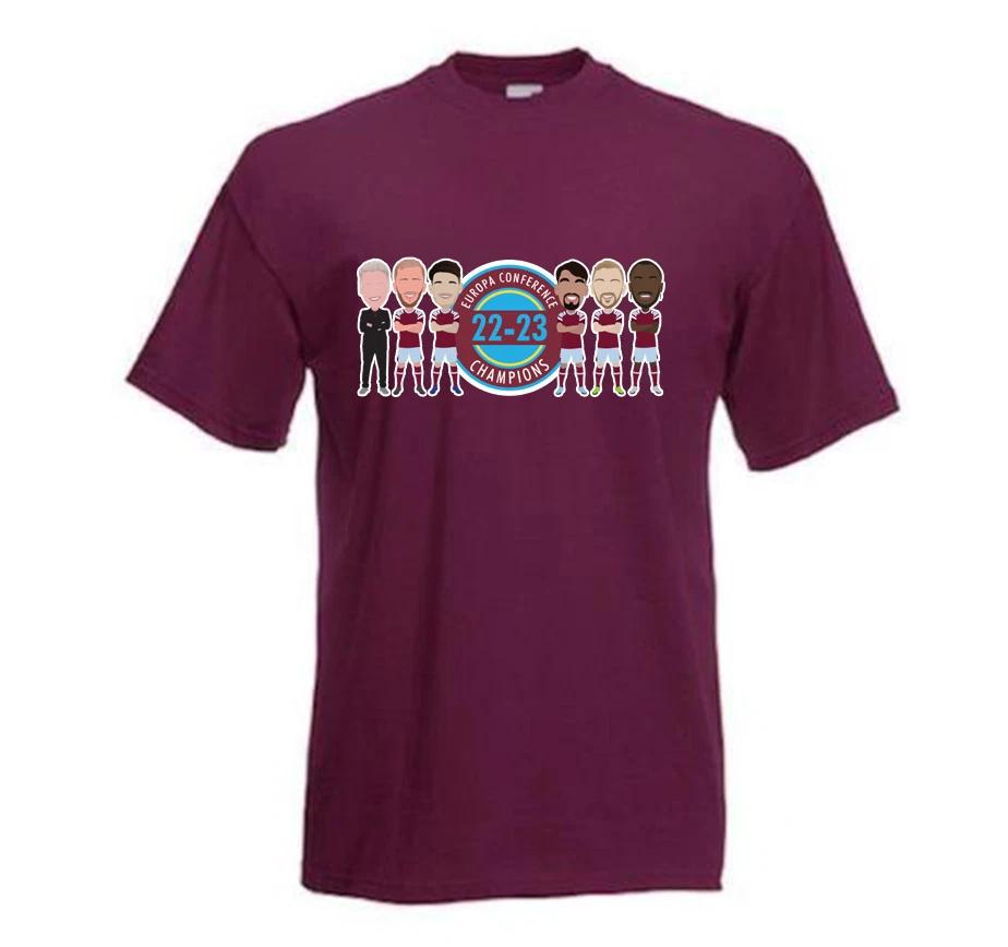 West Ham Utd 2023 Europa Conference Winners Kids Burgundy T-Shirt tshirt 3-13 M