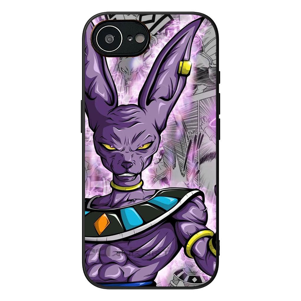 Cover for Samsung Galaxy S25 S24 S23 FE Plus Ultra S7 Edge A16 A15 5G S25+ Coque Phone Case Beerus Dragon Son Gokus Ball Whis
