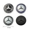 Car for Mercedes benz AMG 1PCS 57mm Wreath Flat Bonnet Badge Emblem for Mercedes Benz W124 W140 W163 W202 W203 W204 W208 XT3