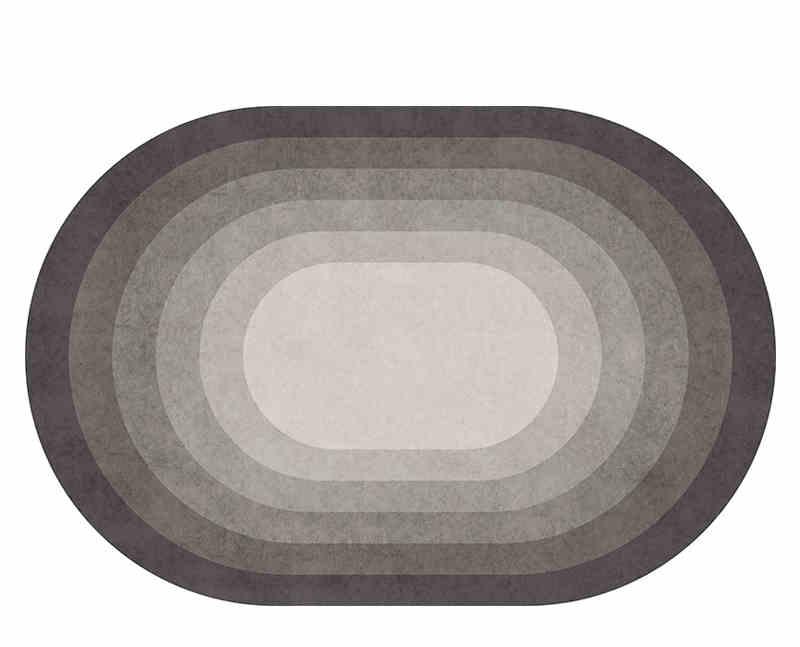 Modern Style Rugs for Bedroom Oval Shape Living Room Decoration Carpet Home Washable Anti-slip Floor Mat Fluffy Soft Bedside Rug