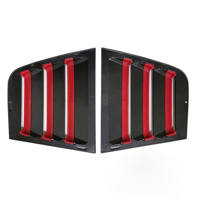 Pre Dodge Charger 2011-2021 Zadné bočné okenné lamely ABS plast 1 pár Auto tienidlo proti slnku Ochrana proti dažďu Jednoduchá montáž