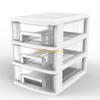 W89C Multifunctional Plastic Storage Bin Deck Office Supplies Home Storage Cabinet