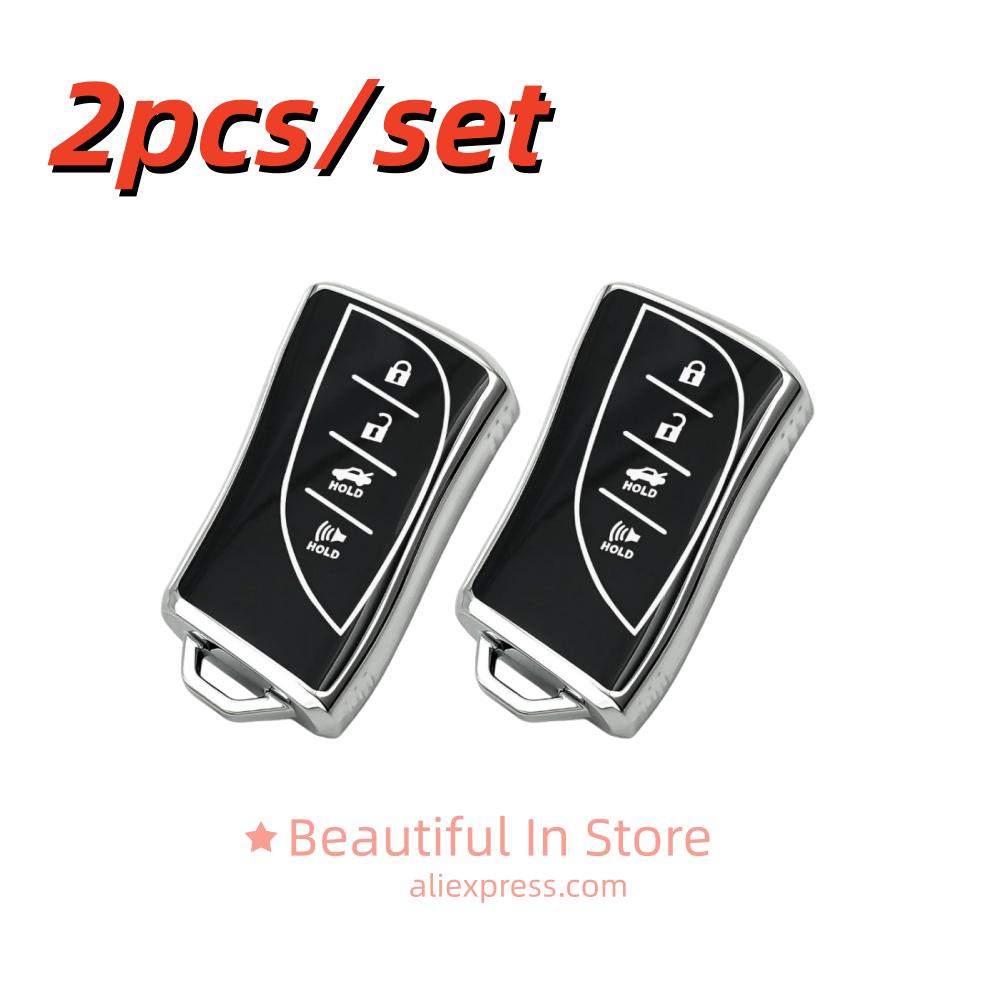 

2pcs/lot car key case covers For Lexus NX ES UX US RC LX GX IS RX 200 250h 350h LS 450h 260h 300h UX200 Key FOB Cover