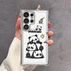 Cartoon Cute Panda Phone Cover Case for Samsung Galaxy S25 S24 S21 Plus S25Edge S22 Ultra S20 FE S23