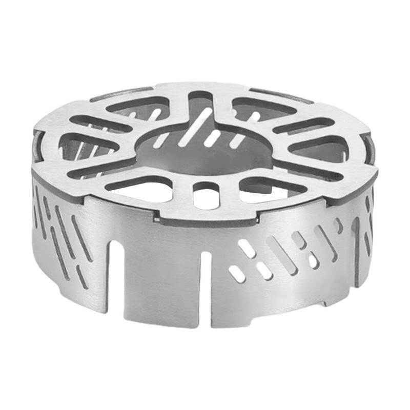 Camp Stove Windproof Rings Outdoor Gas Stove WindShield Stainless Steels Stove Windscreen Windproof Gas Stove Rack