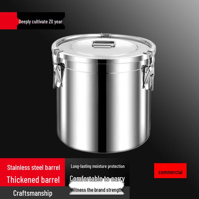 21L 304 Stainless Steel Airtight Food Storage Container