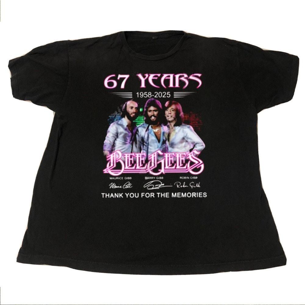

New Bee Gees 67 Years 1958-2025 Gift For Fans Unisex S-5XL Shirt SS1463 Unisex T-Shirt XXXL
