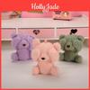 Adorable Teddy Bear Plush Keychain Lovely Miniature Stuffed Animal Bag Accessory