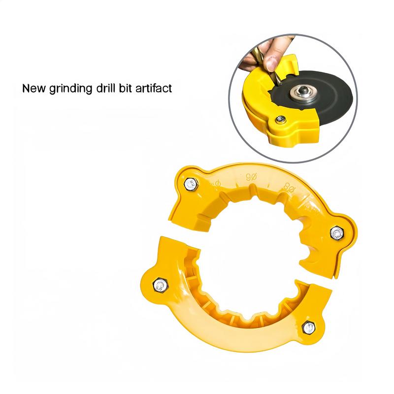 Drill Bit Sharpening Jig Multipurpose Drill Accessories Portable Drill Press Efficient Resharpening Tool For All Bits Old Drill