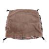 Small Pet Double Layer Hammock Soft and Comfortable Hamster Hanging Warm Bed with Fixed Metal Hook20x20cm   7.9x7.9in