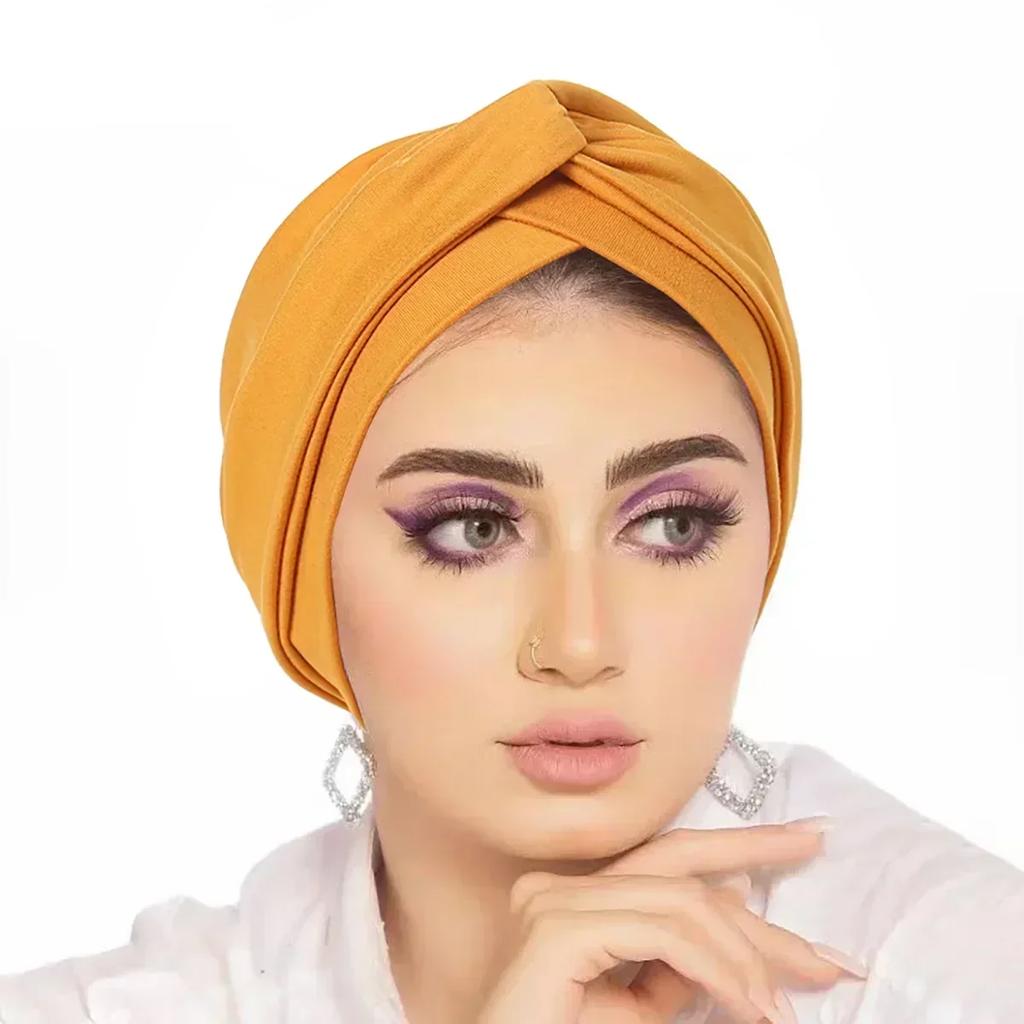 Women Sequin Knotted Turban Indian Hat Muslim Hijab Beanie Bonnet Hair Loss Headscarf Chemo Cap Headwear Bandanas Turbante Mujer