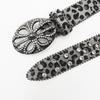 American Retro Leopard Print Rhinestone Hot Girl Style Design Belt Niche Millennial Style Jeans Accessories Belt