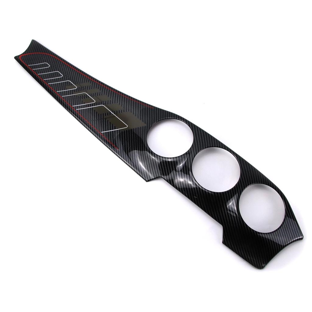 ABS Carbon Fiber Dashboard Console Panel Trim Stickers for 2013-2017 Mercedes-Benz GLA CLA Air Outlet Instrument Trim